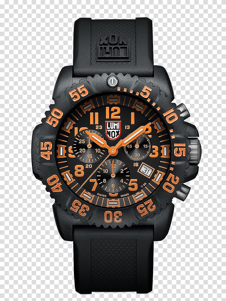 Luminox Navy Seal Colormark 3050 Series Watch Chronograph United States Navy SEALs, usa visa transparent background PNG clipart