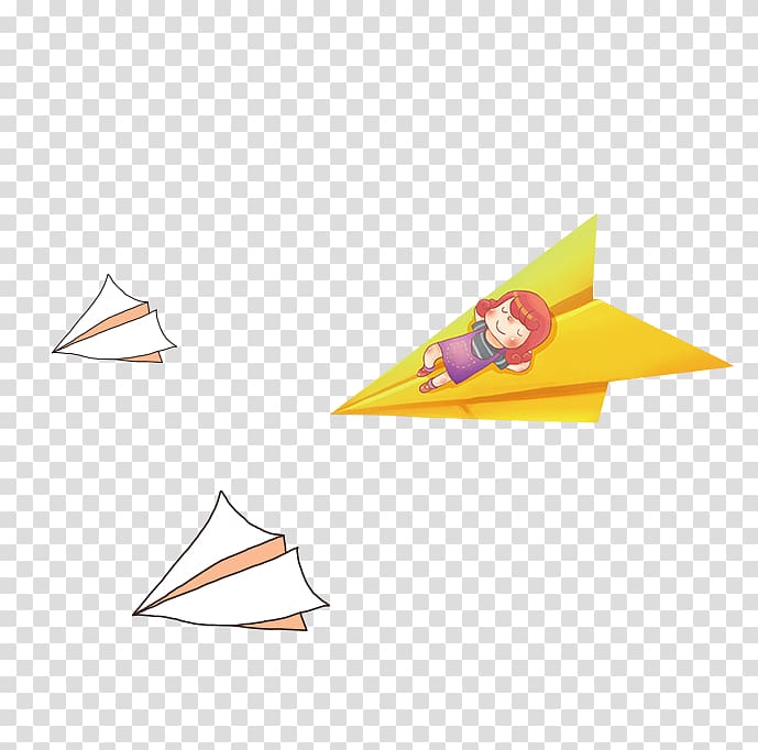 Airplane Paper , Cartoon airplane transparent background PNG clipart