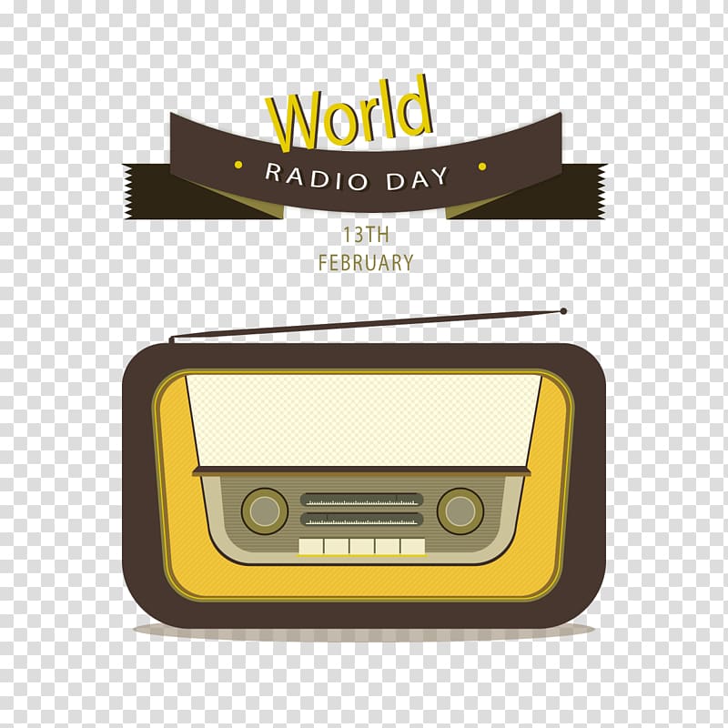World Radio Day FM broadcasting Radio station, Radio transparent background PNG clipart