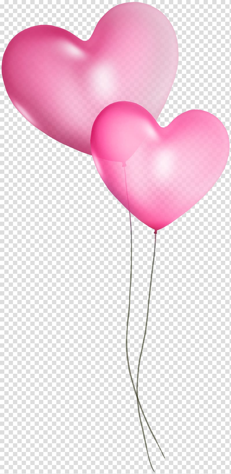 Pink heart balloon illustration, Balloon Blue Turquoise Teal , Pink ...