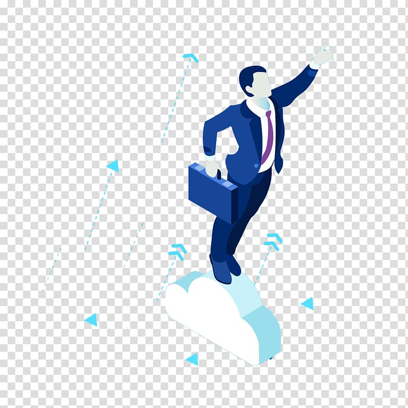 Euclidean Concept Illustration, Business man transparent background PNG clipart