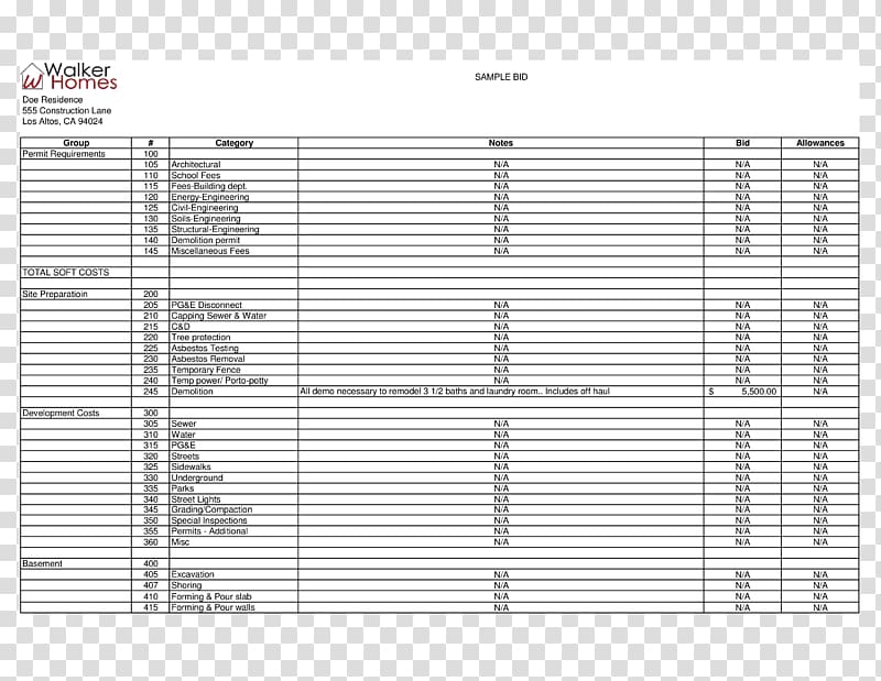 House Template Invoice Home repair Contract, bid transparent background PNG clipart