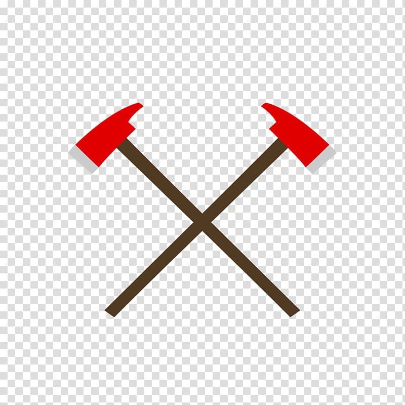 illustration graphics , crossed axes with maltese cross template transparent background PNG clipart