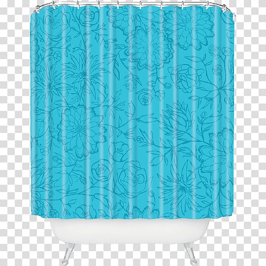 Douchegordijn Curtain Shower House Teal, desert sky transparent background PNG clipart