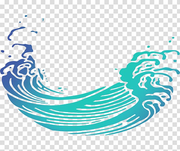 Koi T-shirt Dragon Boat Festival, Thanksgiving blue waves transparent background PNG clipart