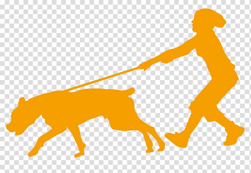 Dog walking Pet sitting Silhouette , children grow up album transparent background PNG clipart