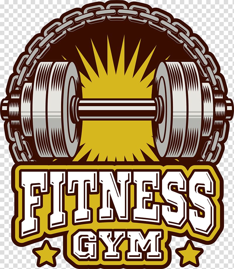 Bodybuilding Olympic weightlifting, Brown barbell label transparent background PNG clipart