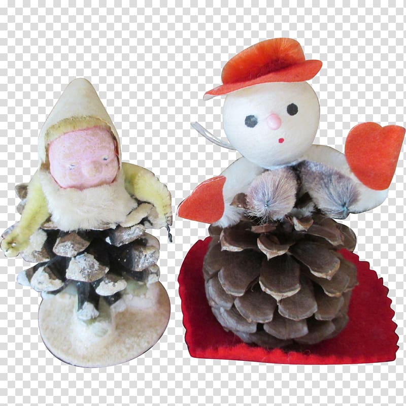 Christmas ornament Figurine Lawn Ornaments & Garden Sculptures, pine cone transparent background PNG clipart