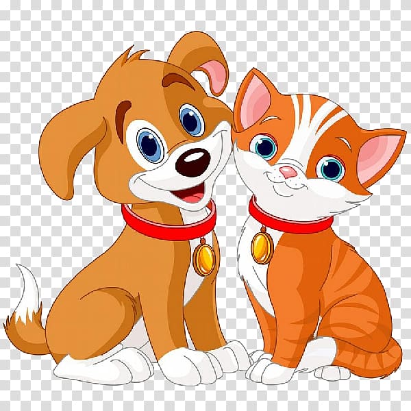 Dog–cat relationship Dog–cat relationship Drawing, dog and cat animated transparent background PNG clipart