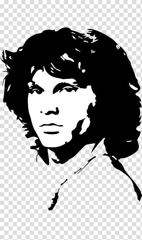 Jim Morrison Singer The Doors Music Art, painting transparent background PNG clipart