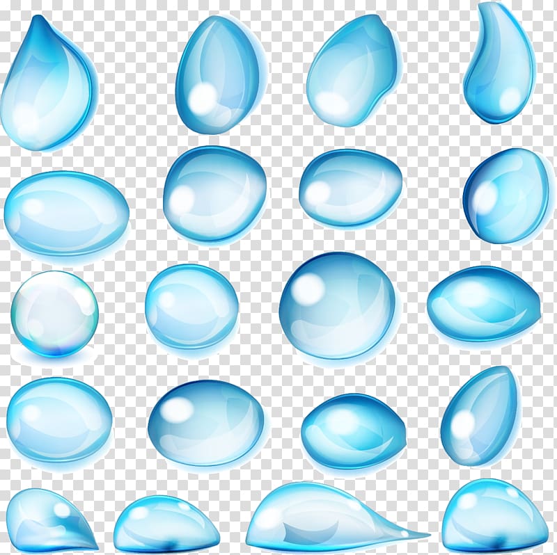 Drop Euclidean , Blue drops transparent background PNG clipart