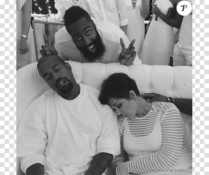 Houston Rockets Celebrity Party Yeezus Kim Kardashian, kris jenner transparent background PNG clipart