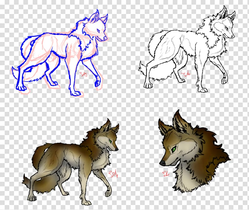 Mustang Line art Dog Drawing Pack animal, wolf spirit transparent background PNG clipart