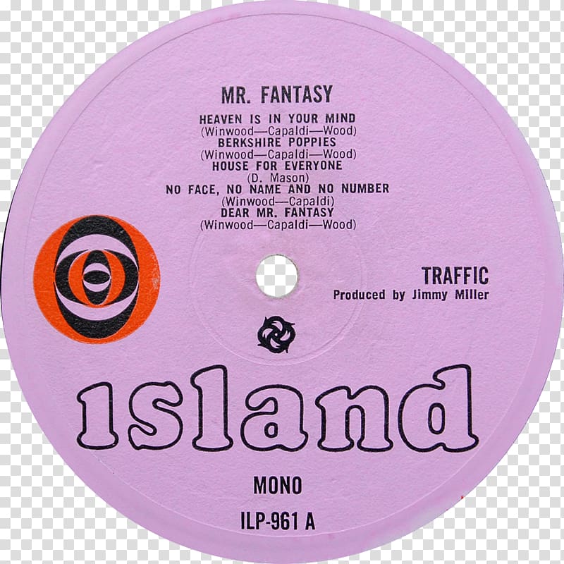 Compact disc Universal-Island Records Ltd Last Exit Mr. Fantasy Album, record label transparent background PNG clipart