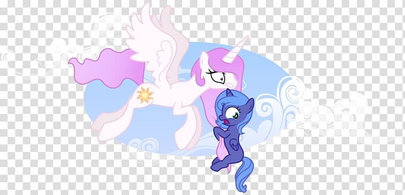 Pony Princess Luna Princess Celestia Horse Winged unicorn, let the dream fly transparent background PNG clipart