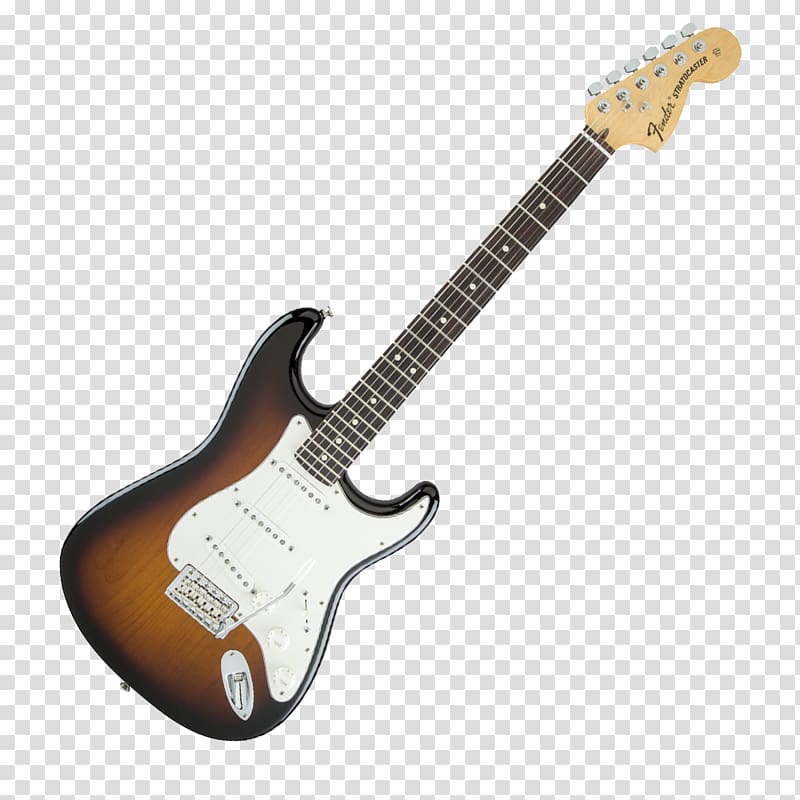 Fender Stratocaster Fender Standard Stratocaster Squier Fender Bullet Guitar, Gibson Les Paul Custom transparent background PNG clipart