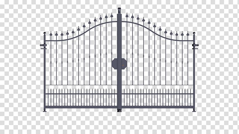 Gate Wrought iron Galvanization Forging, iron gate transparent background PNG clipart