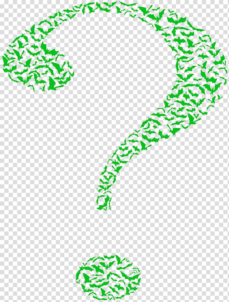 green question mark logo, Riddler Batman Logo Question mark, bills transparent background PNG clipart