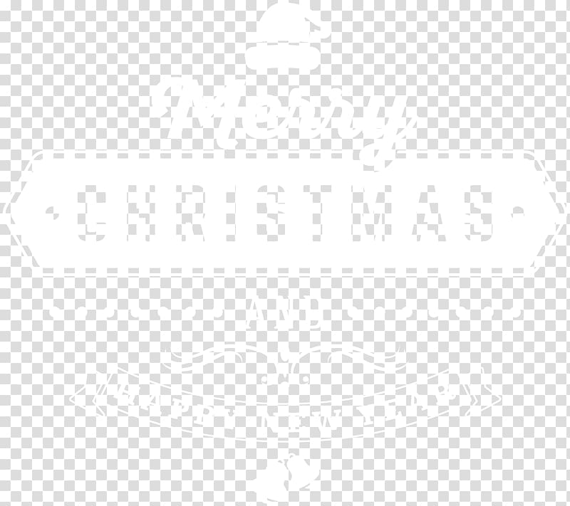 Black and white Point Angle Pattern, Merry Christmas Deco Text transparent background PNG clipart