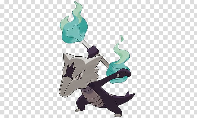 Pokémon Sun and Moon Marowak Ash Ketchum Alola, pokemon moon black 2 transparent background PNG clipart