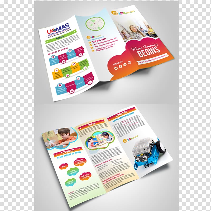 Flyer Brochure Project, creative brochure design transparent background PNG clipart