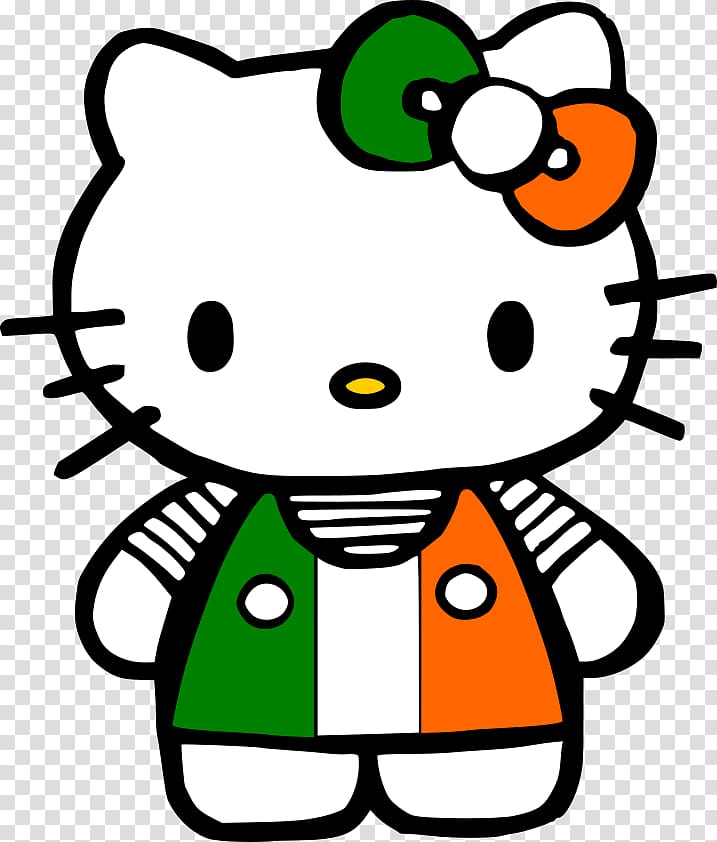 Happy St. Patrick\'s Day, Hello Kitty Saint Patrick\'s Day Ireland , ST PATRICKS DAY transparent background PNG clipart