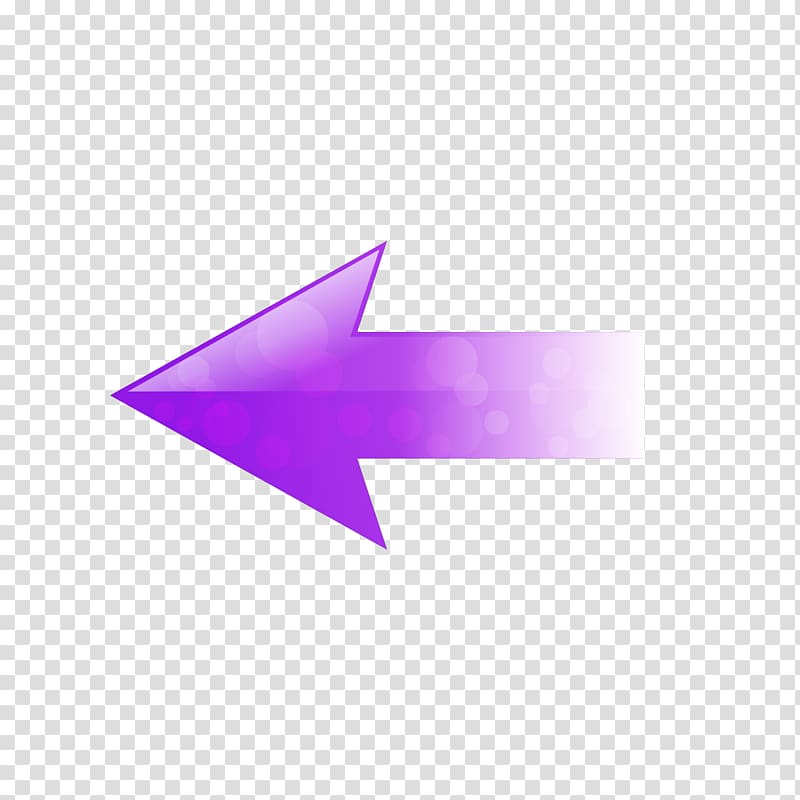 purple left arrow transparent background PNG clipart