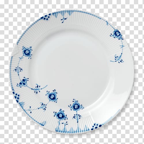 Plate Royal Copenhagen Mug Blue Musselmalet, Plate transparent background PNG clipart