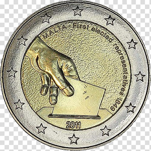 2 euro coin Euro coins 2 euro commemorativi emessi nel 2011, 2 Euro Coin transparent background PNG clipart