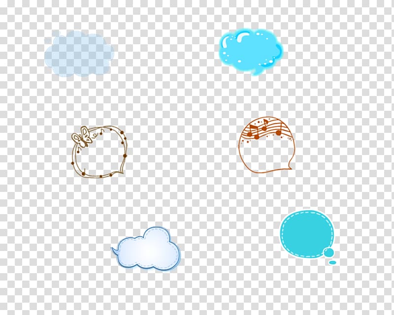 Cloud Speech balloon, Cute Cloud transparent background PNG clipart
