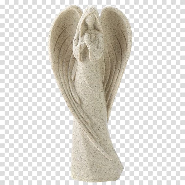 Figurine Angel Statue Cherub Polyresin, angel transparent background PNG clipart
