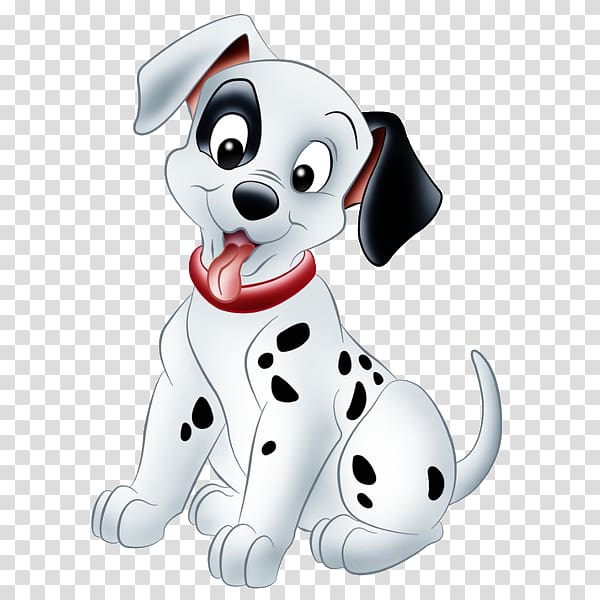 Dalmatian dog The 101 Dalmatians Musical Cruella de Vil Perdita Pongo, puppy dogs transparent background PNG clipart