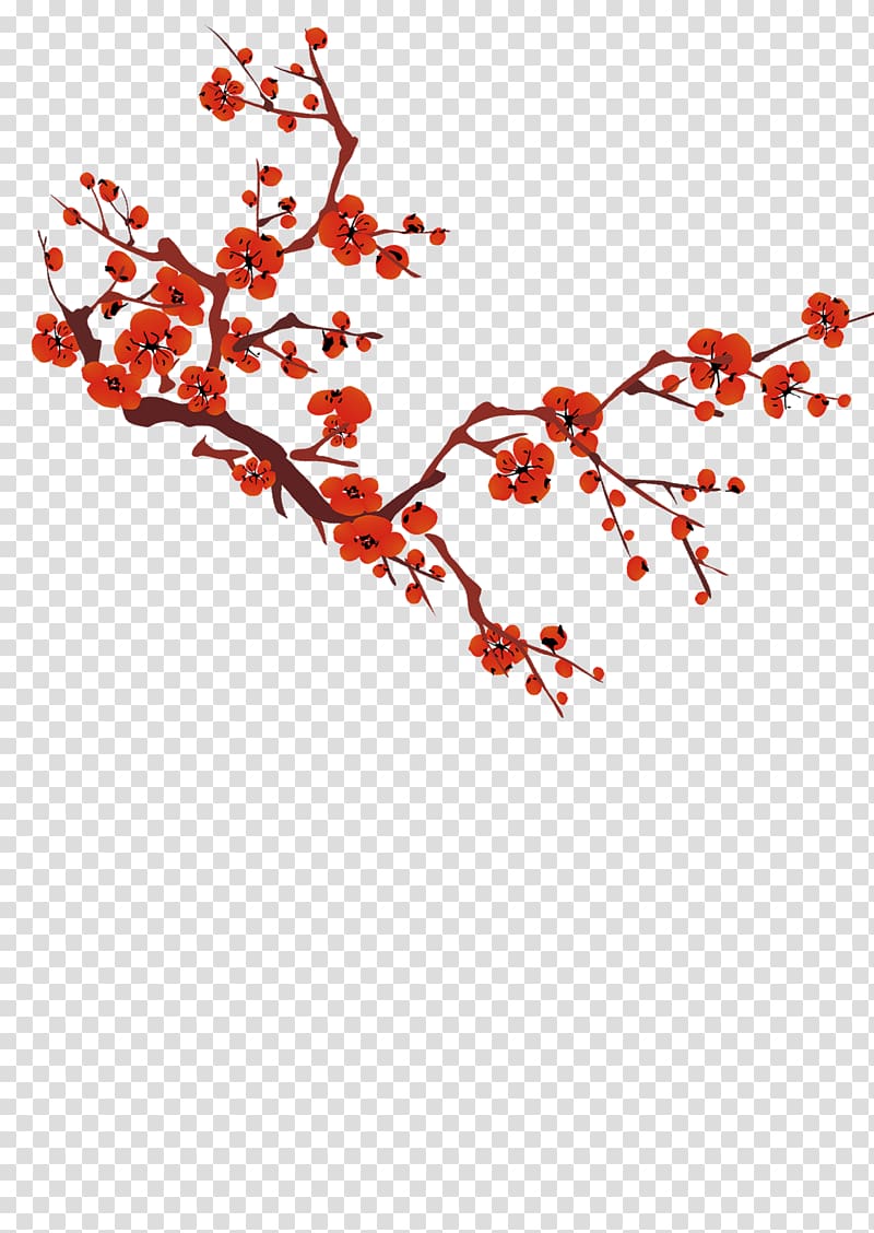 Plum blossom Qinqin , Plum twig transparent background PNG clipart