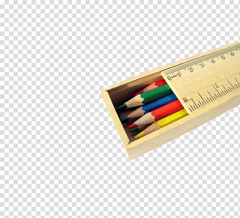 School Pencil, Pencil box transparent background PNG clipart