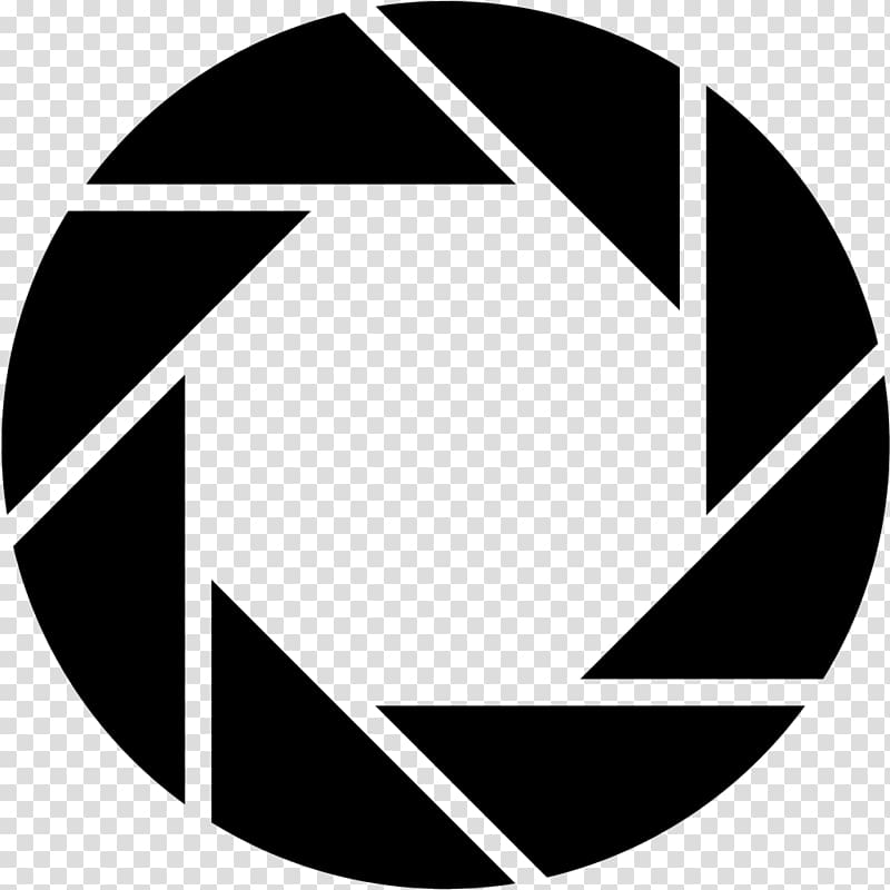 Aperture Symbol Logo , portal transparent background PNG clipart