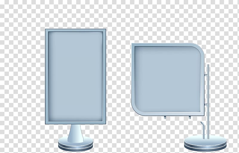 Advertising Icon, Mirrored billboard transparent background PNG clipart