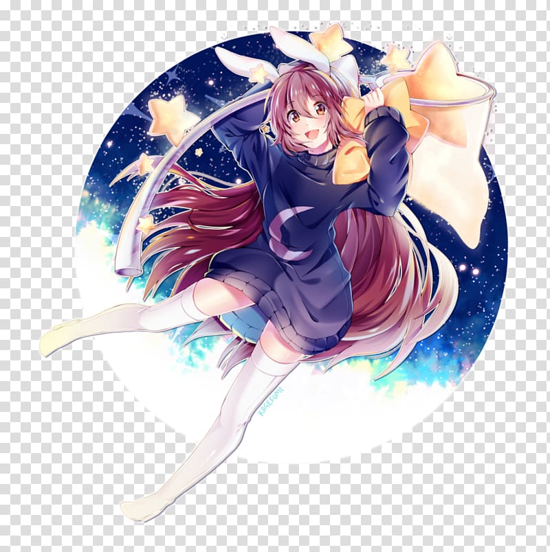 Mangaka Artist, moon light transparent background PNG clipart
