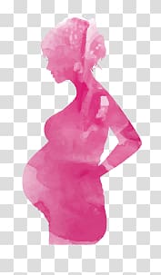 Mothers Day Fathers Day Pregnancy, Painted pregnant women transparent background PNG clipart