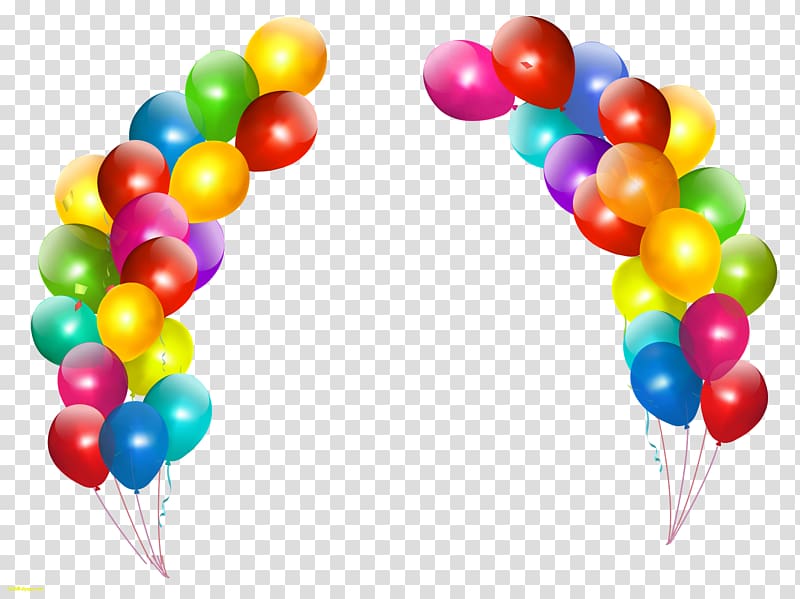 Balloon Birthday Party , balloons transparent background PNG clipart