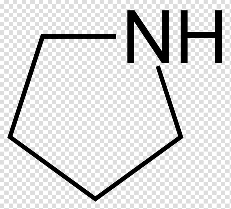 Tetrahydrofuran Heterocyclic compound Organic chemistry, Pyrrolidine transparent background PNG clipart