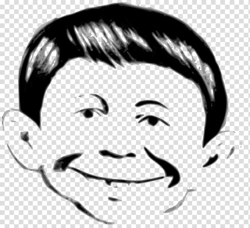 Alfred E. Neuman Mad , Of A Mad Face transparent background PNG clipart