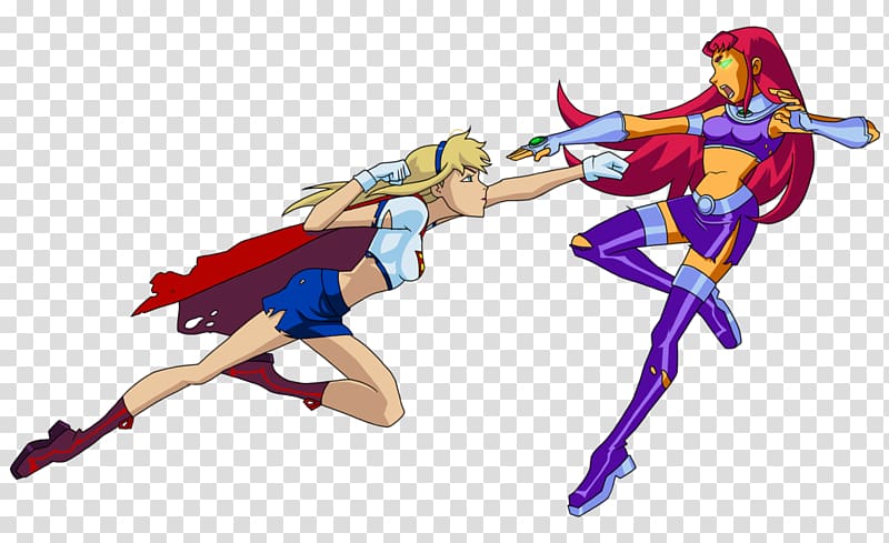 Starfire Superman Supergirl Blackfire, supergirl transparent background PNG clipart