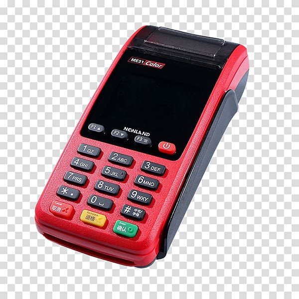 Point of sale Feature phone Mobile Phones Business, pos机 transparent background PNG clipart