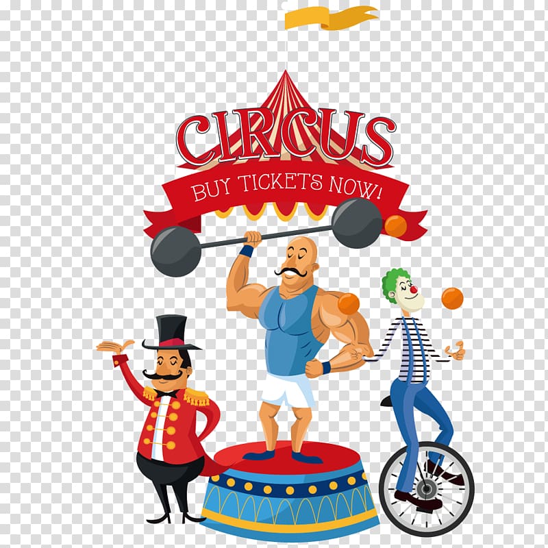 Circus Clown Illustration, Circus transparent background PNG clipart