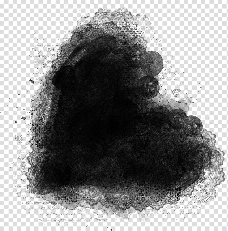 black heart art illustration, Ink, Pretty black hearts ink Mask transparent background PNG clipart