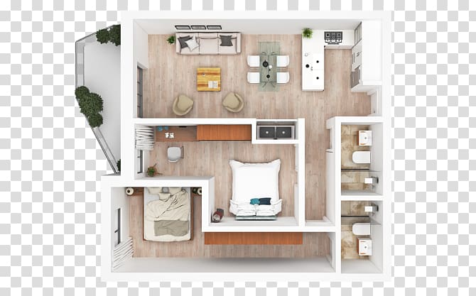 Furniture Rivoli Apartment Home Bedroom, bed plan transparent background PNG clipart