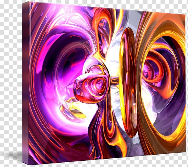 Modern art Painting Acrylic paint Fractal art Desktop , painting transparent background PNG clipart