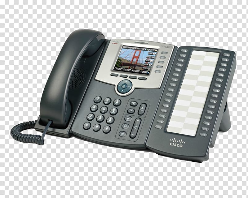 VoIP phone Telephone Cisco Systems Voice over IP Mobile Phones, Business transparent background PNG clipart