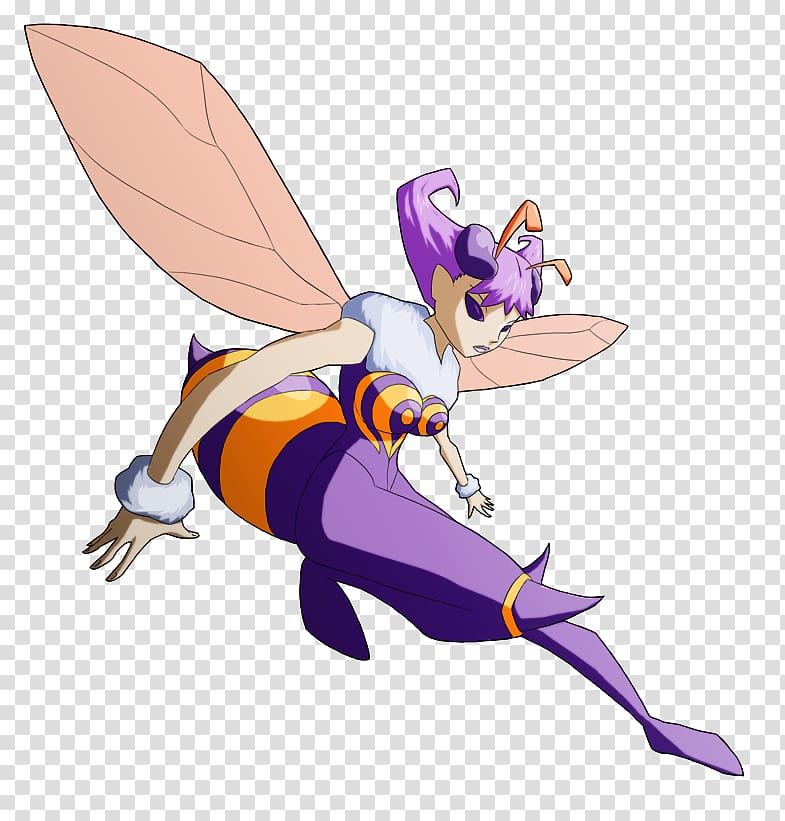 Bee Insect Darkstalkers Art, q version of the bee transparent background PNG clipart