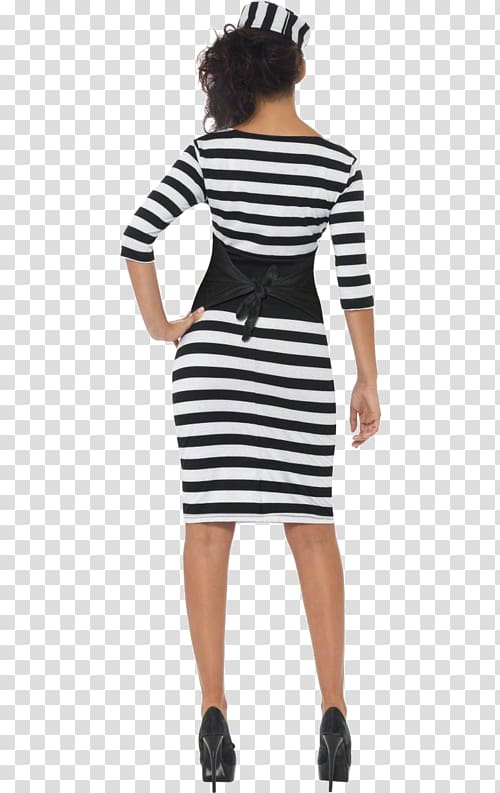 Dress Classy Convict Costume Adult Clothing Prisoner, prison outfit transparent background PNG clipart